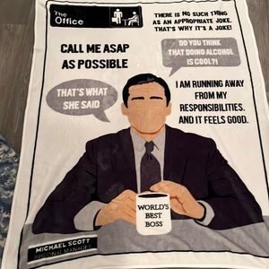 The Office blanket